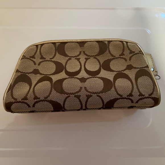 Coach - Small bag/make up pouch - brown/tan - Picture 2 of 4